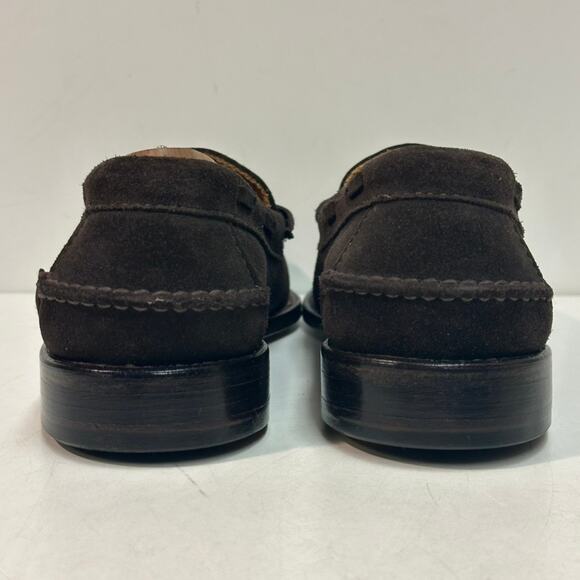 NWOT Rancourt & Co. x Polo Ralph Lauren Brown Suede Tassel Loafer Maine USA 8.5 - Picture 7 of 11